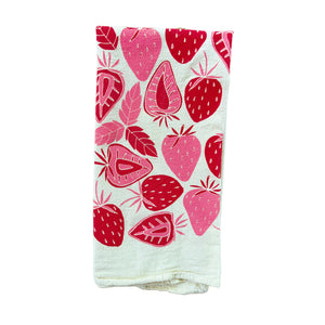 Strawberries Tea Towel