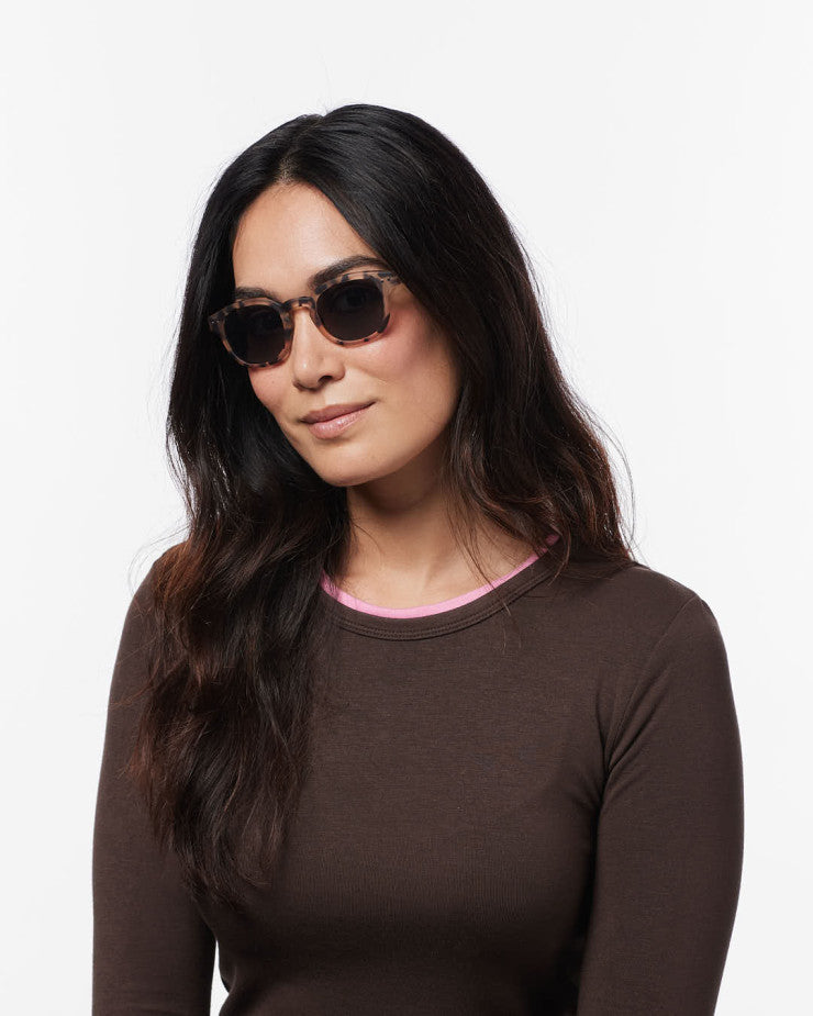 #C Sunglasses - Light Tortoise