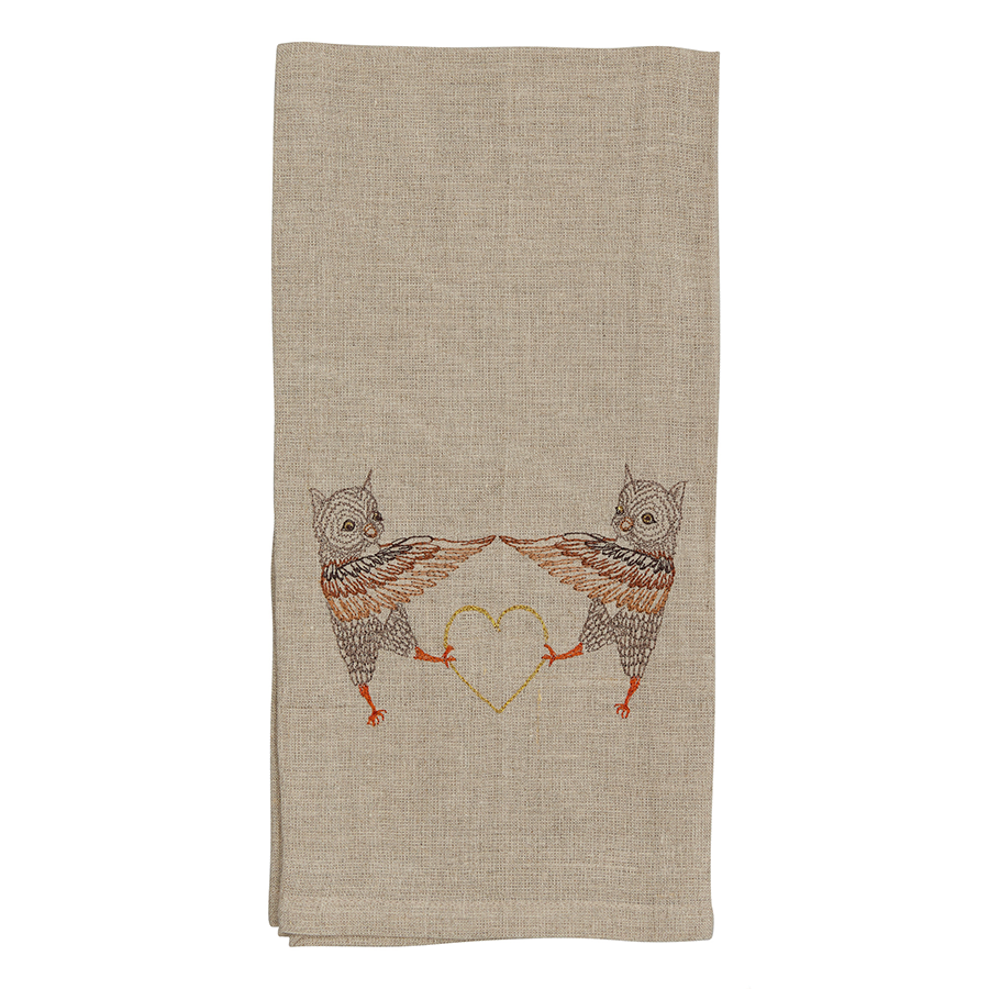 Owl Love Tea Towel