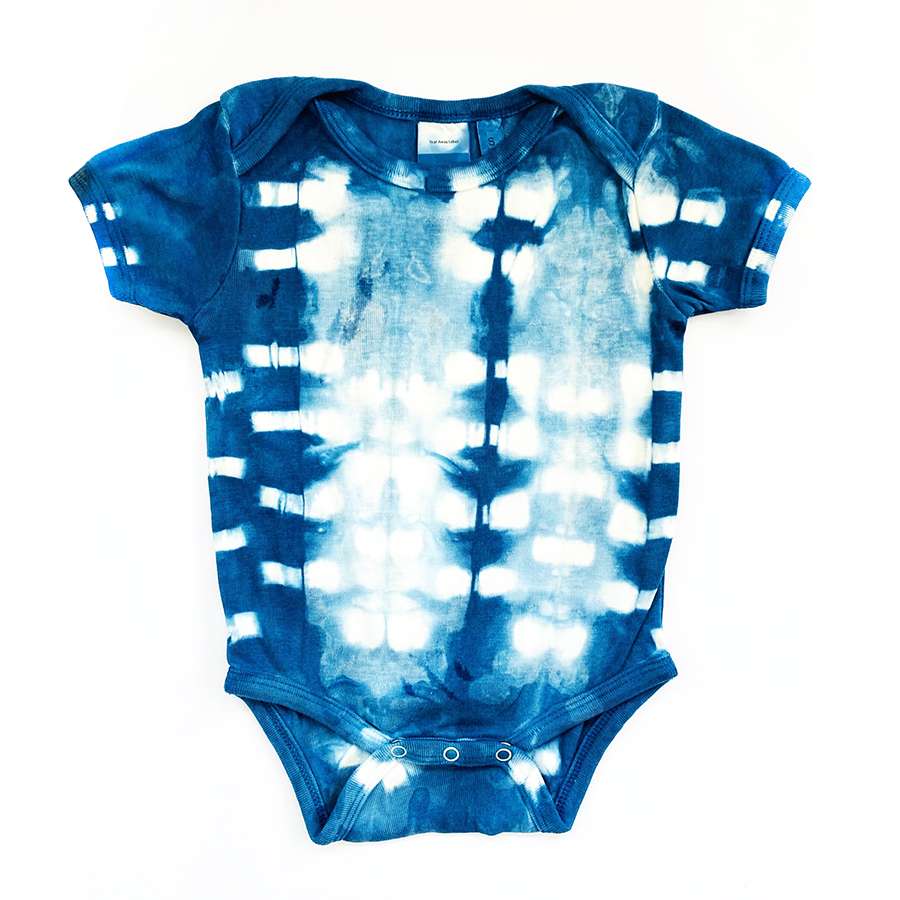 Assorted Indigo Tie Dye Onesie