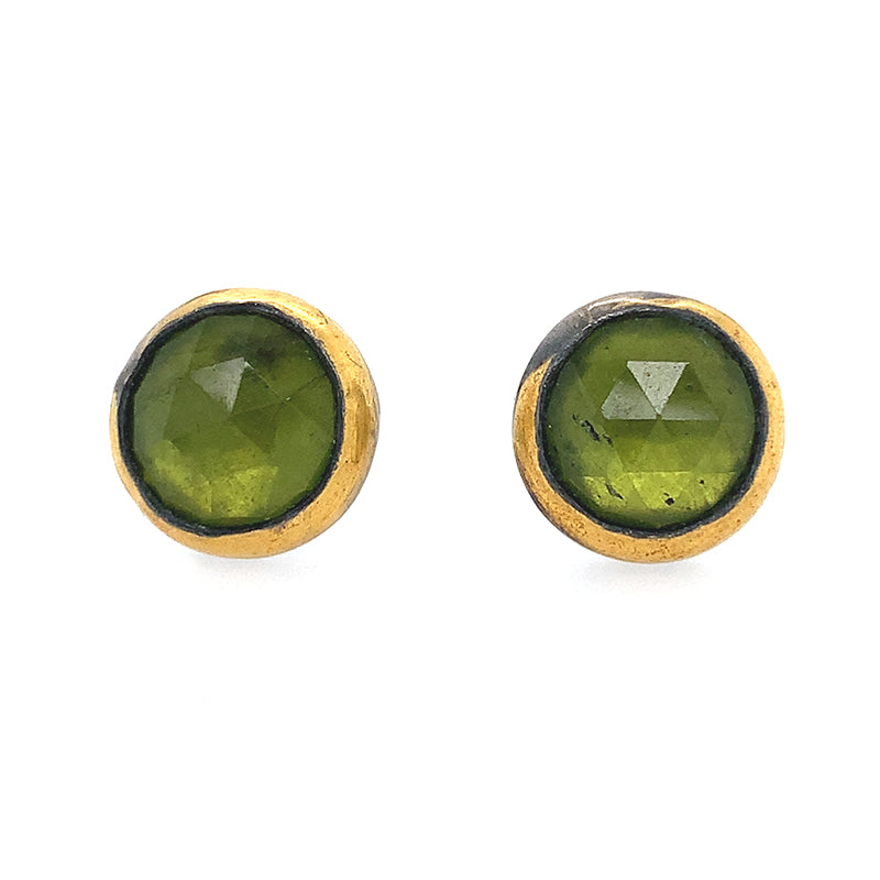 Vessonite Fold Studs