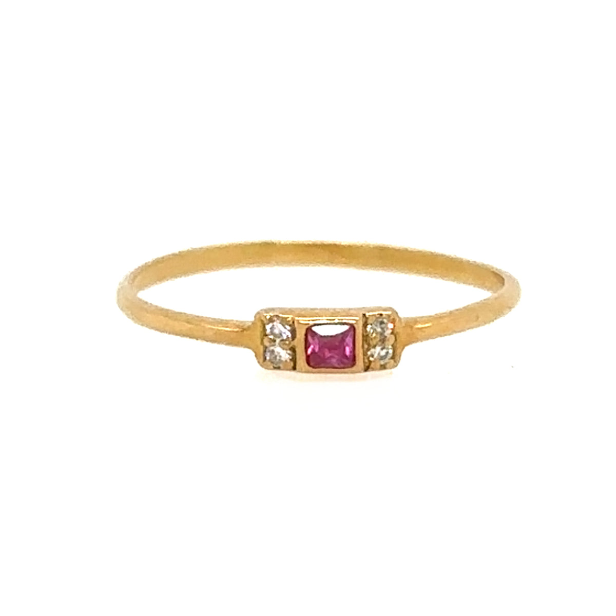 Vivian Pink Sapphire Ring
