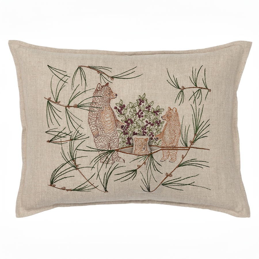 Briar Bear Pocket Pillow