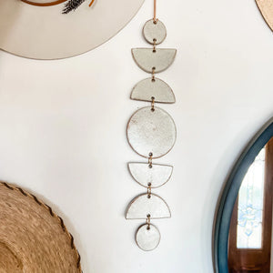 Phases Wall Hanging - Piedra White