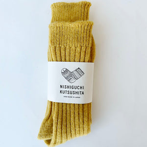 Wool Ribbed Socks
