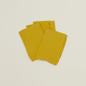Simple Linen Napkins - Set of 4