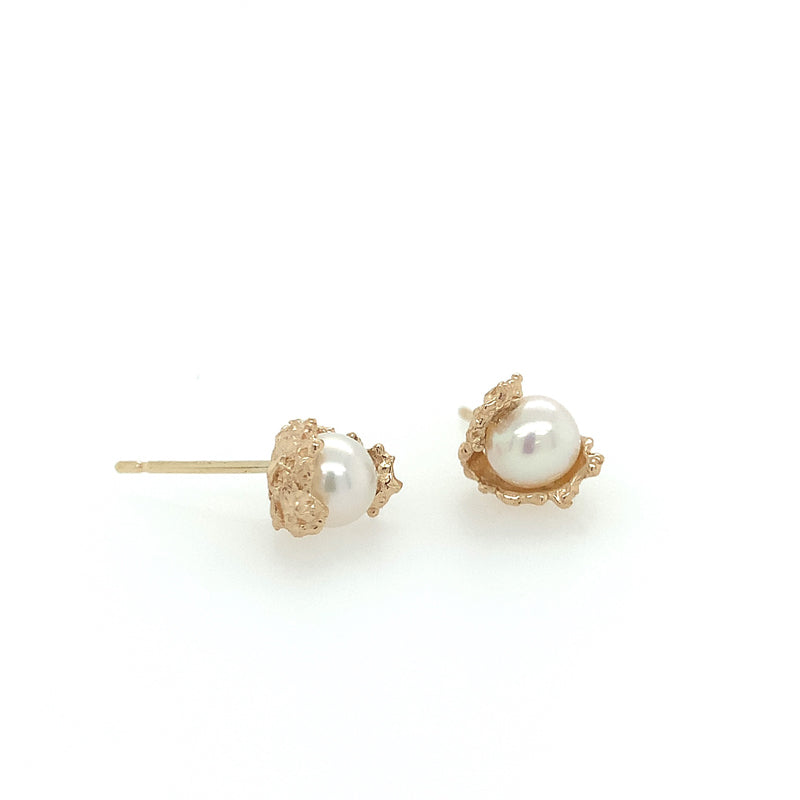 14k Studs w/ Fresh Water Pearls
