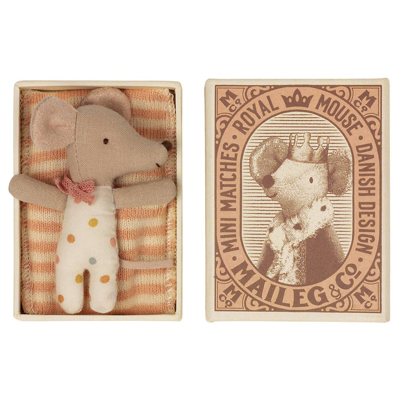 Baby Mouse in Matchbox - Girl