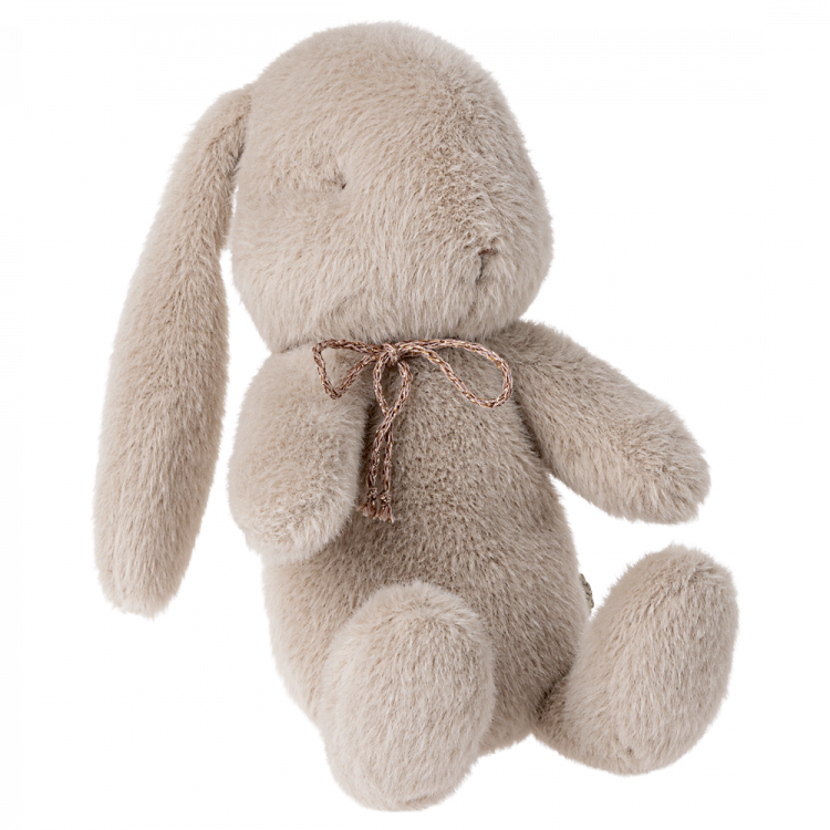 Small Plush Bunny - Light Grey