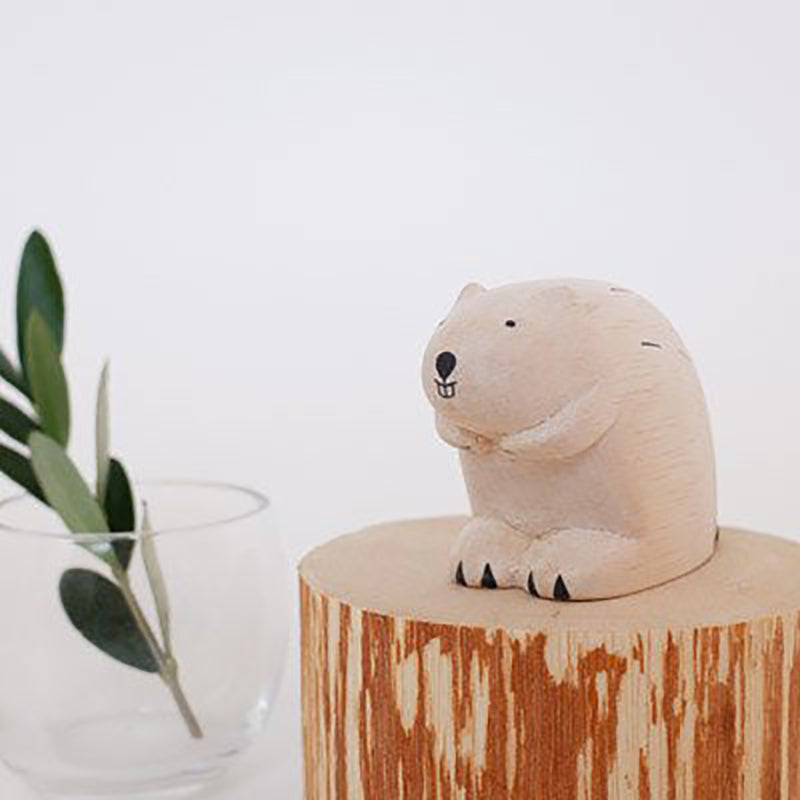 Tiny Wooden Beaver