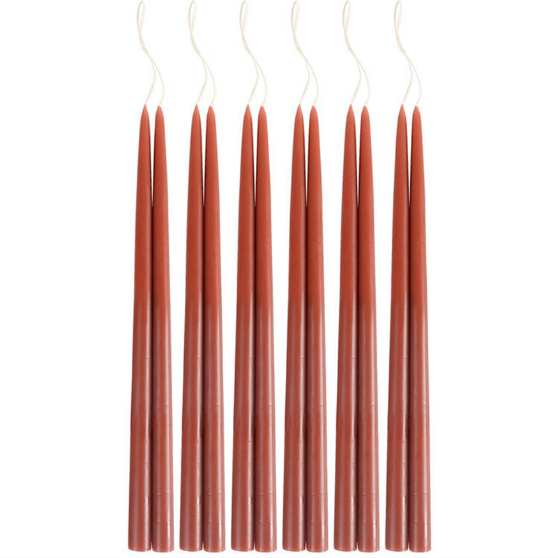 18" Taper Candles - Clay