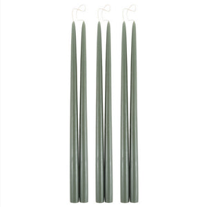 18" Taper Candles - Moss