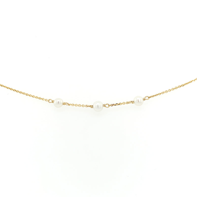 18K Slinky Pearl Trio Bracelet