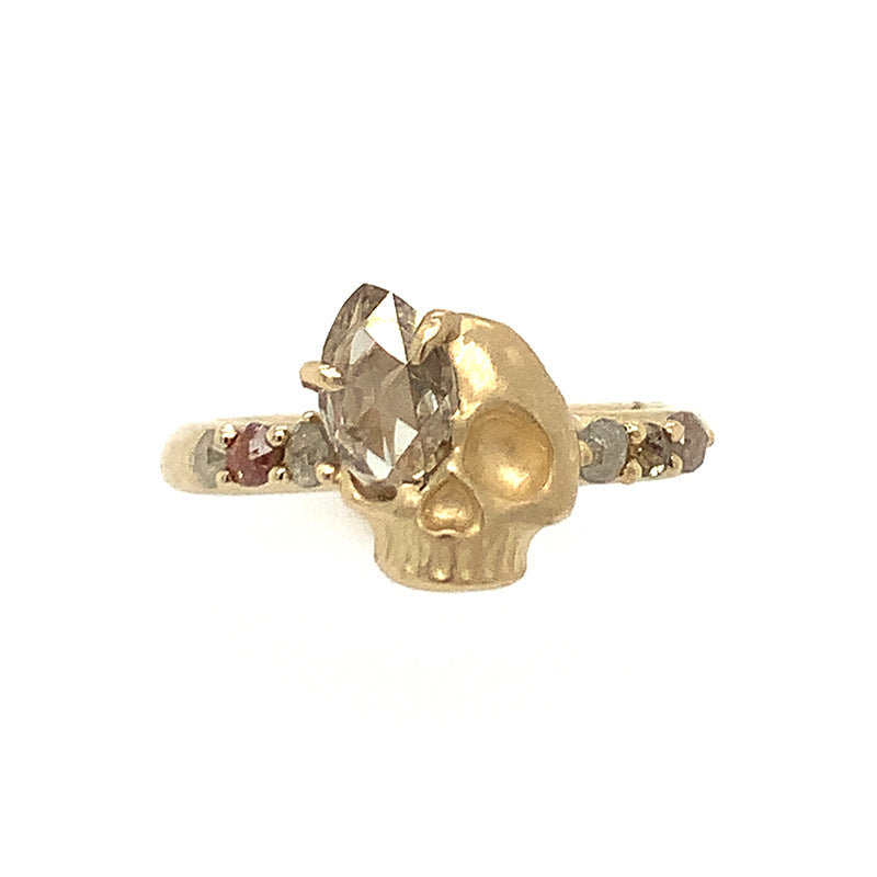14k Mind's Eye Skull Ring