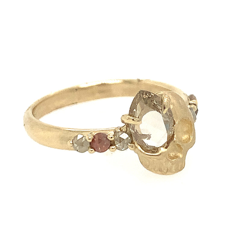 14k Mind's Eye Skull Ring