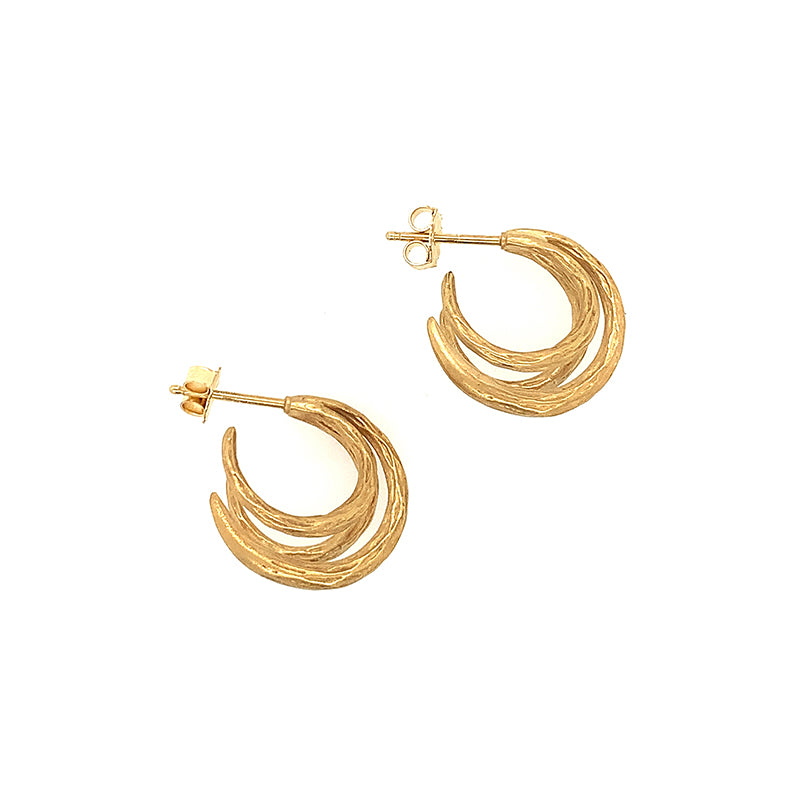 Vermeil Claw Post Hoop