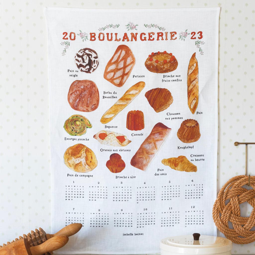 2023 Fabric Calendar Boulangerie