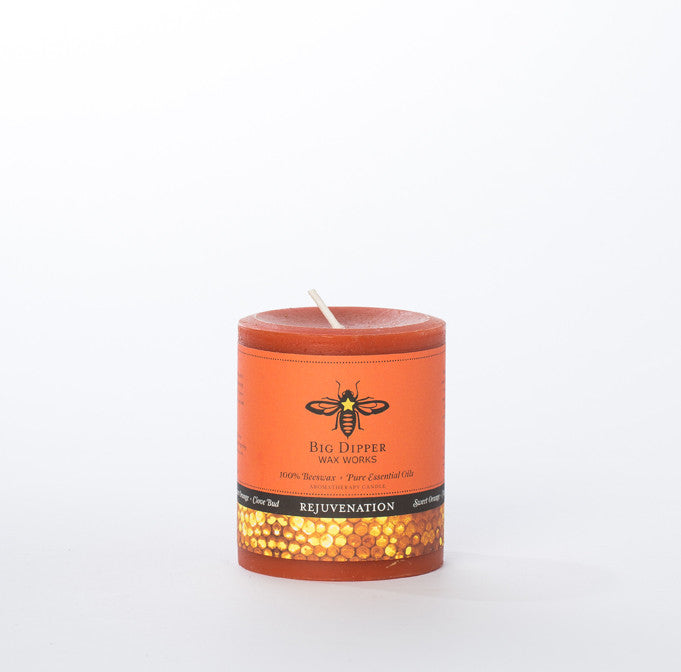 Beeswax Large Pillar Candle - KESTREL