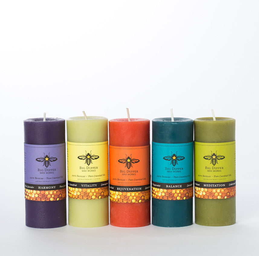 Beeswax Small Pillar Candle - KESTREL