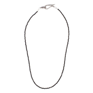 Black Spinel Strand Necklace - KESTREL