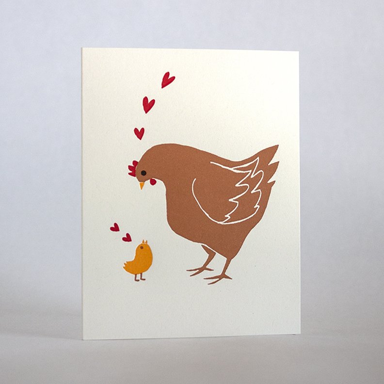 Hen + Chick Card