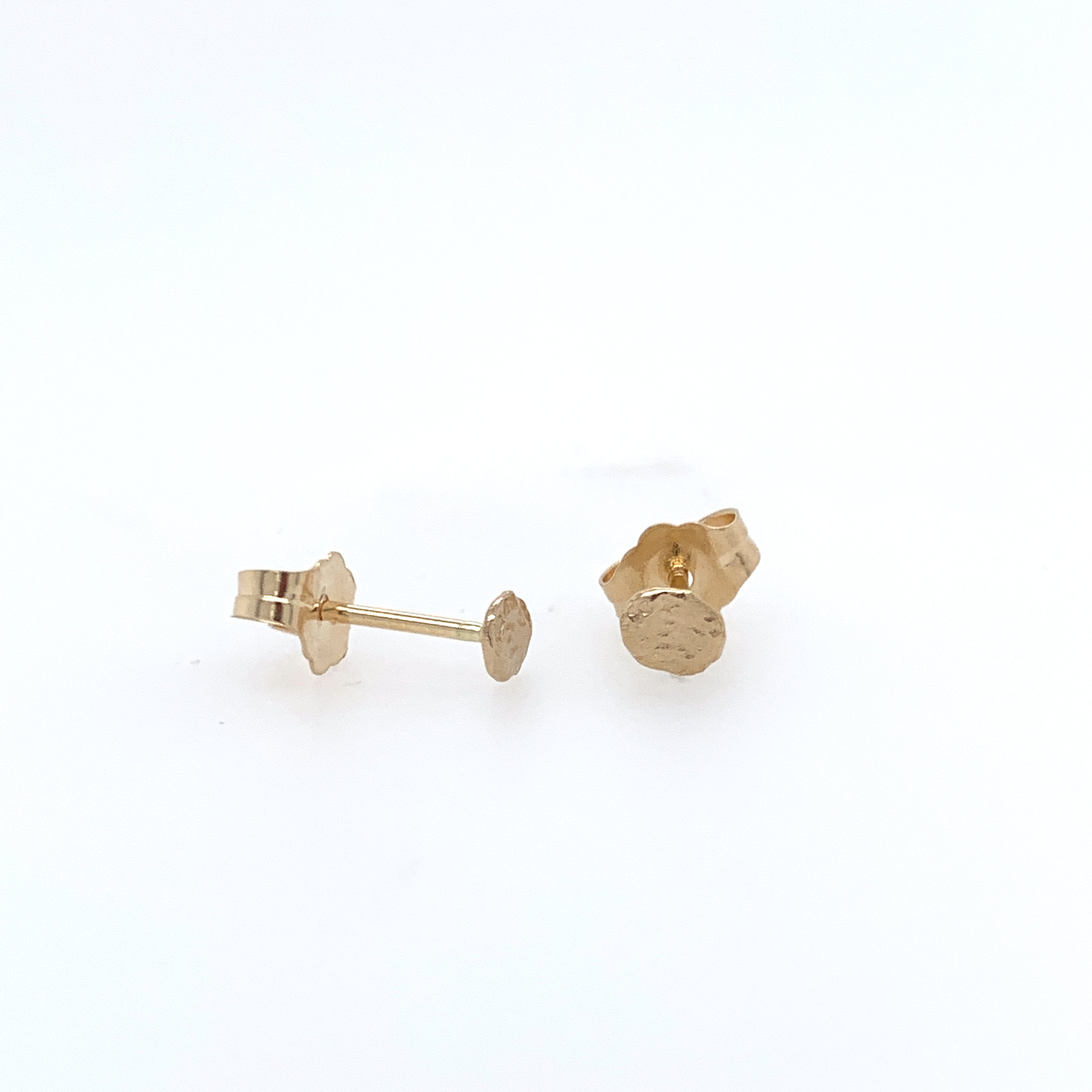 14k Flake Studs