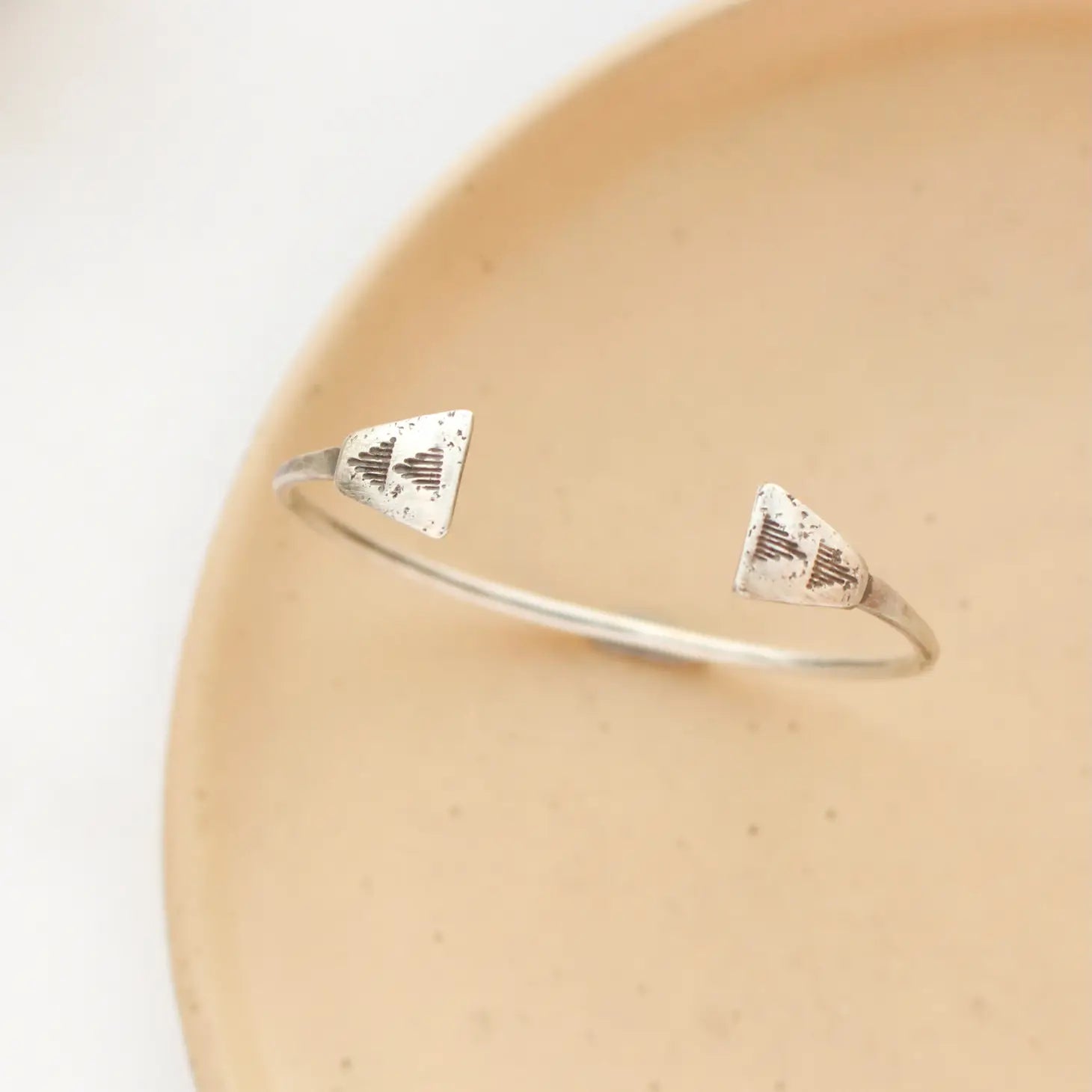 Pakal Silver Cuff