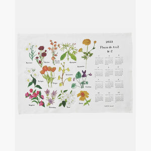 2023 Fabric Calendar Fleurs N-Z