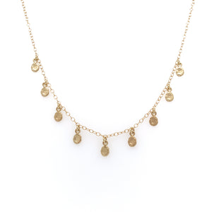 Nine Golden Flakes Necklace