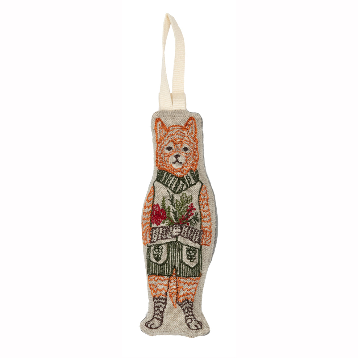 Festive Fox Ornament