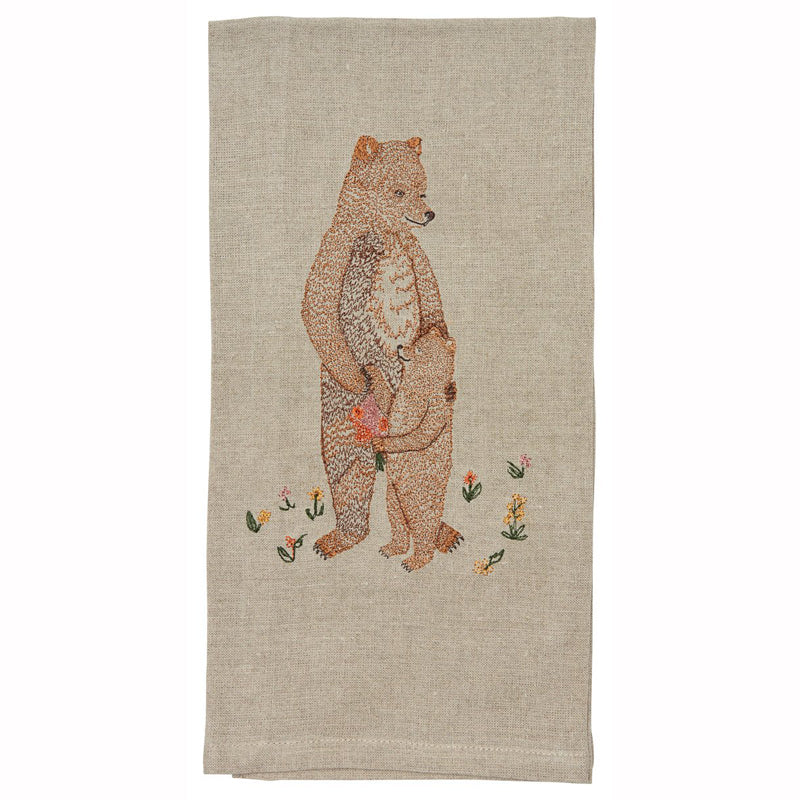 Mama Bear + Cub Tea Towel