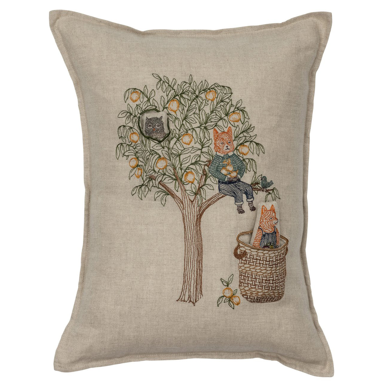 Peach Tree Pocket Pillow