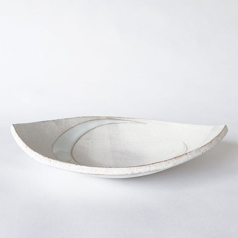 Crescent Moon Eye Slab Dish