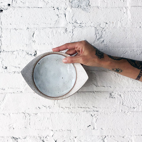 Full Moon Eye Slab Dish