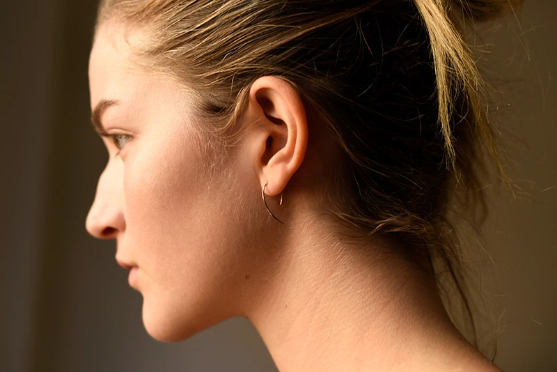 Gold Fill Rounded Hook Earrings