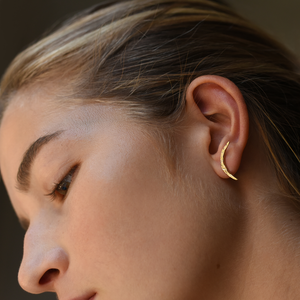 Crescent Brass Climber Studs