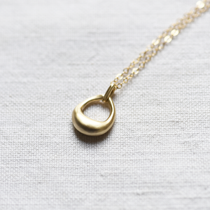 Brass Charm Circle Necklace