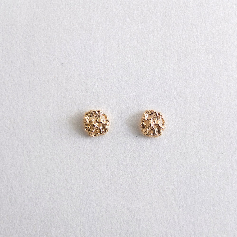 14K Sea Foam Studs - KESTREL