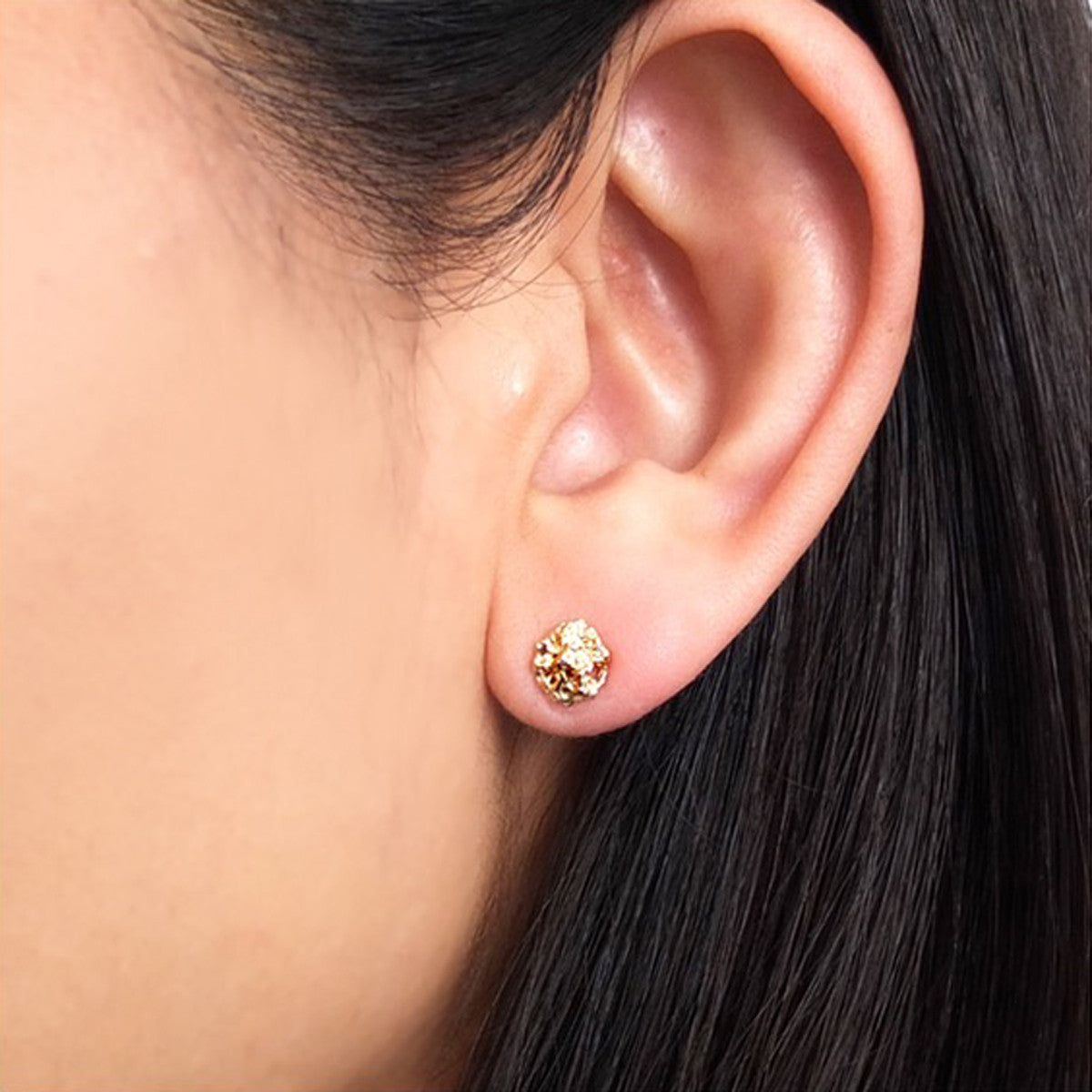 14K Sea Foam Studs - KESTREL