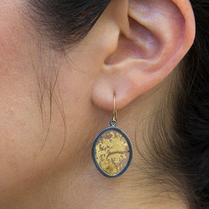 Gold Leaf Memento Earrings