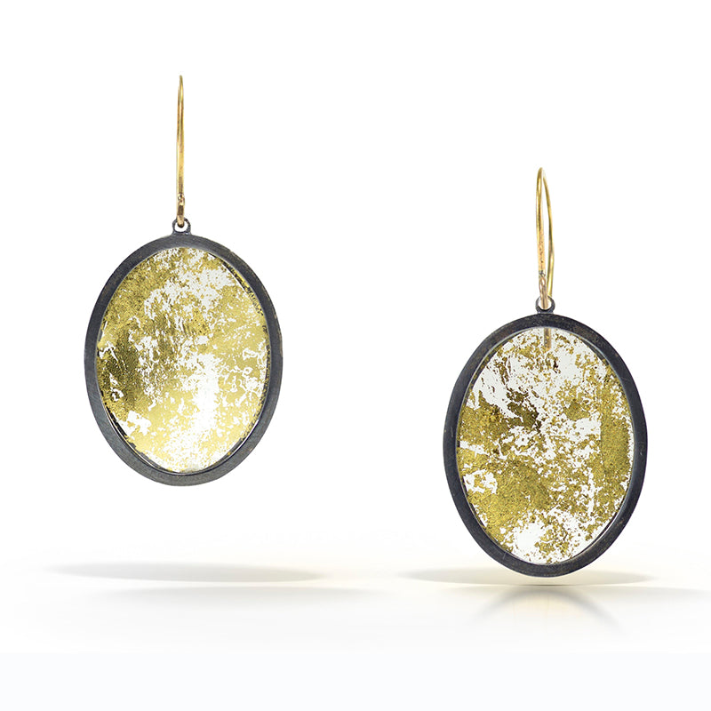 Gold Leaf Memento Earrings
