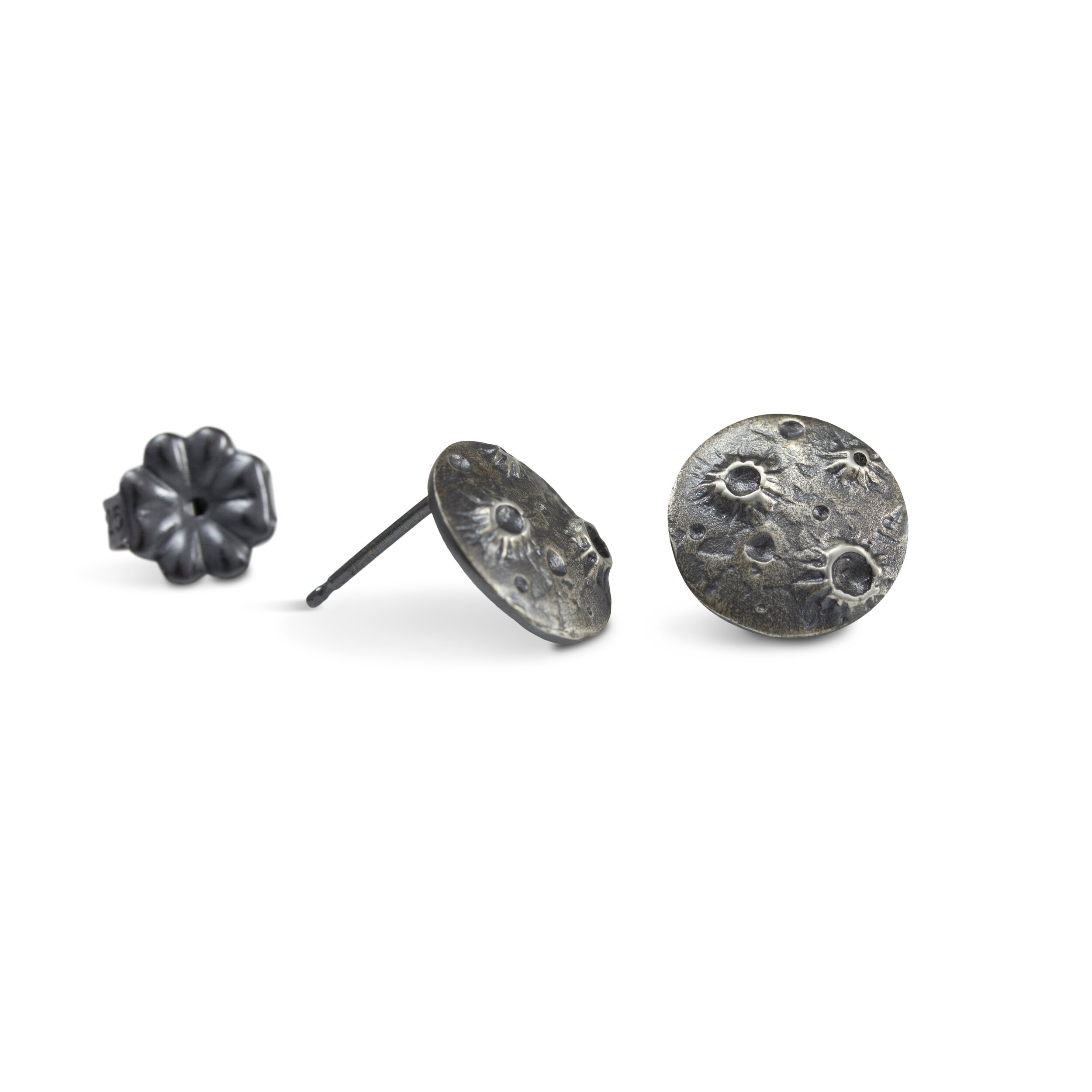 Full Moon Stud Silver