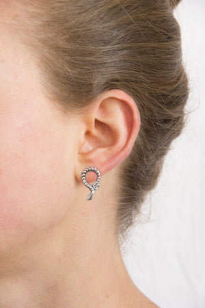 Medium Twisted Snake SS Studs