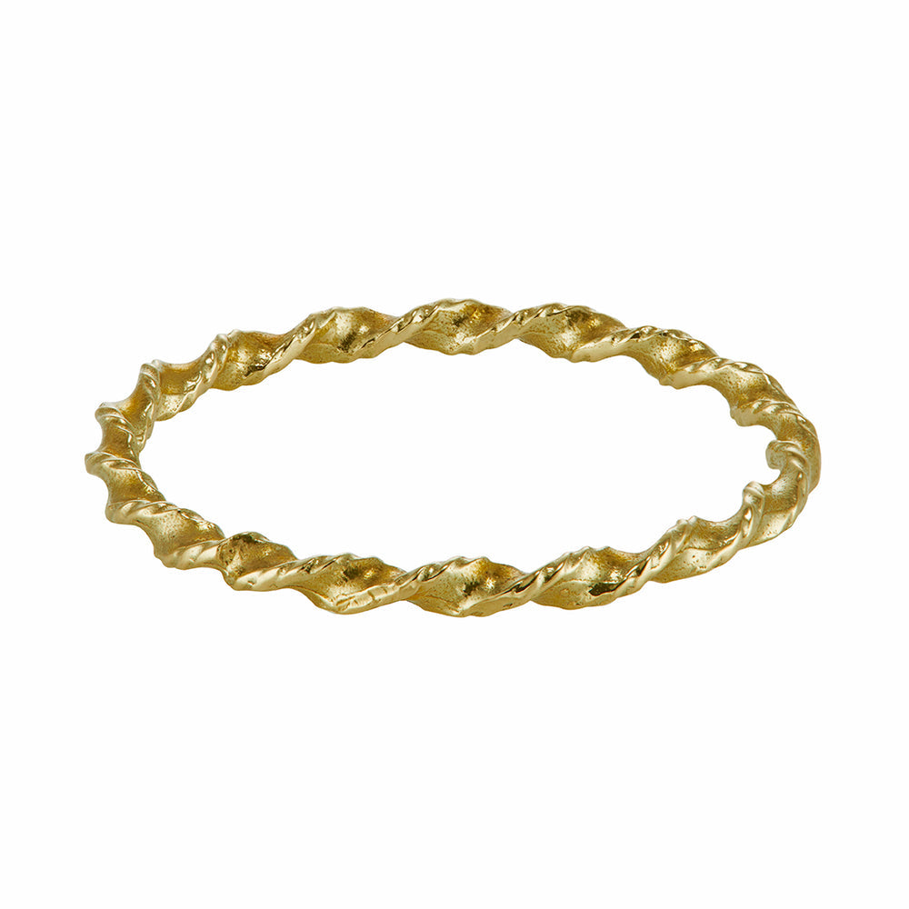 14k Twist Stack Ring