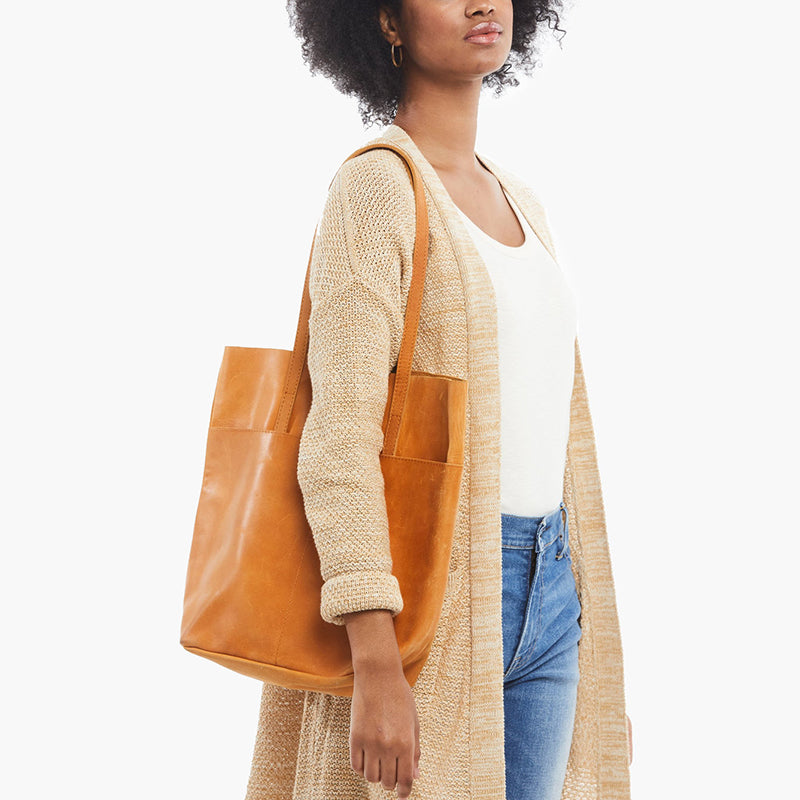 Selam Magazine Tote Bag - Cognac