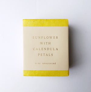 Sunflower Calendula Petal Soap