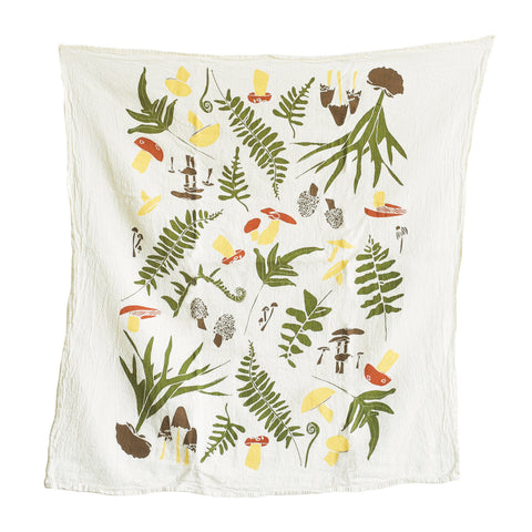 Forest Finds Tea Towel