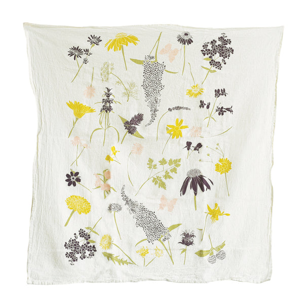 Butterfly Garden Tea Towel