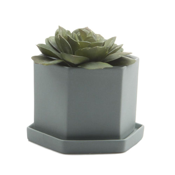 Hex Planter (Peacock) - KESTREL