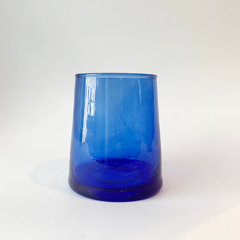 Tapered Moroccan Glasses - Blue